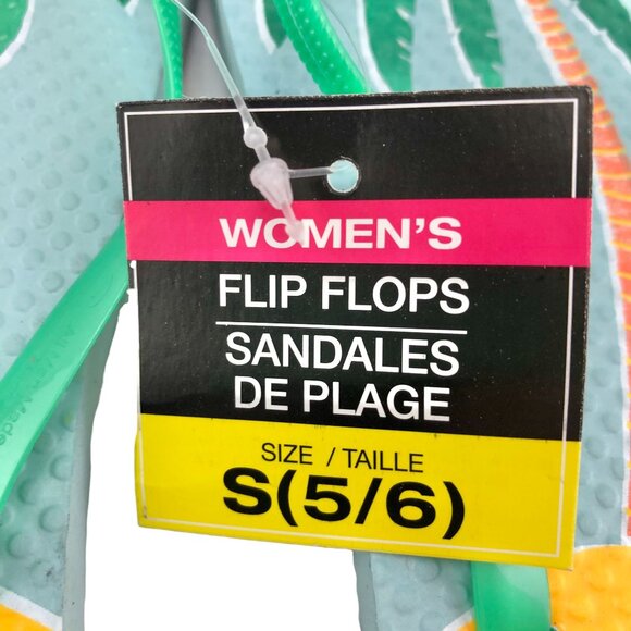 Flip Flops Fun in the Sun Small NEW Women's Beach Pool Camping Casual Summer - Picture 4 of 7